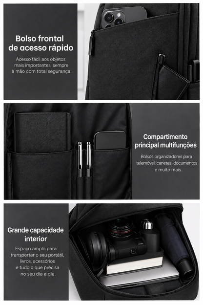 Mochila para Portátil 17.3" | 41 x 30 x 14 cm  | 0,70 Kg
