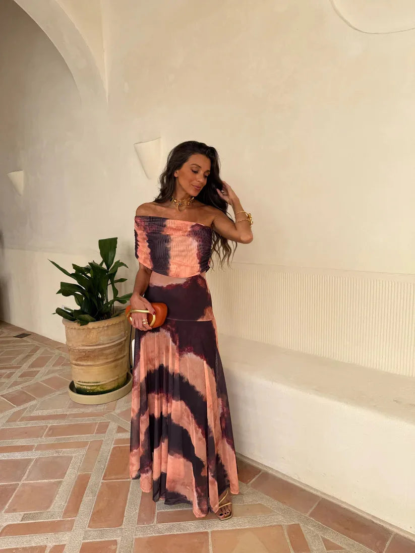 Vestido Boho Coral