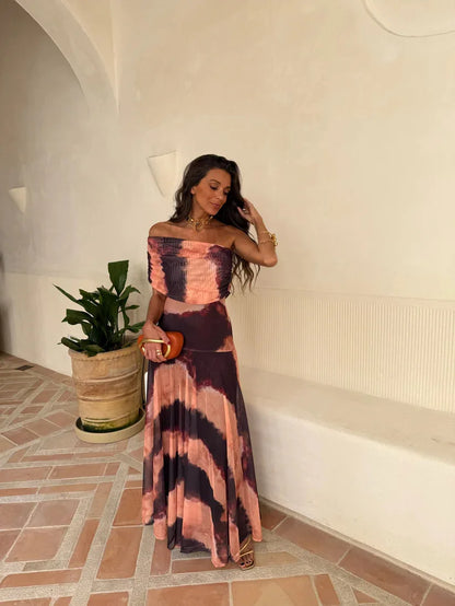 Vestido Boho Coral